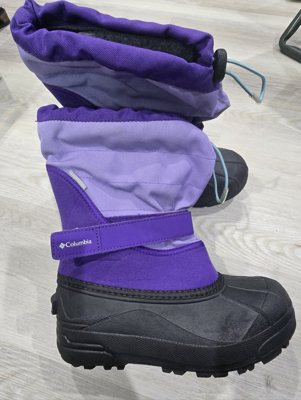 Columbia Youth Powderbug Plus II Snow Boot, Emperor / Paisley Purple, Size 4